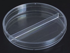 100 mm Diameter Plastic Petri Dishes with Vented Bi-Plate- 500 dishes