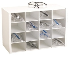 16 Compartment Safety Glass Holder