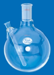 250mL Round Bottom Short Neck Flask with Thermometer Well 24/40