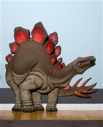 Beetling Stegosaurus Dinosaur 3D Wall Art Decor