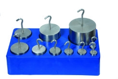 Stainless Hook Weight Set - 10 weights 5g to 1000g