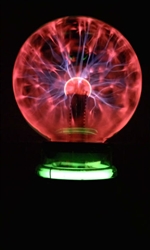 4.5" Plasma Globe with Neon Ring