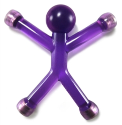 Purple Mini-Q-Men Magnetic Man