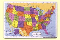 United States Map Placemat