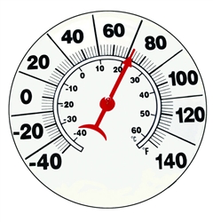 12" Round Thermometer