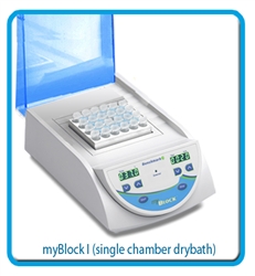 myBlock I Single Block Chamber Digital Dry Bath with QuickFlip Block
