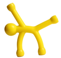 Yellow Solid Mini-Q-Men Magnetic Man