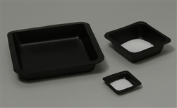 Weigh Boats, Square, Black, 20ml, 45mm x 45mm 4000pc