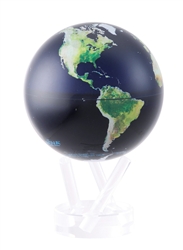 Mova 4-/12" Solar Spinning Globe with Satellite View