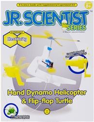 Jr. Scientist Hand Dynamo Helicopter & Flip-Flop Turle