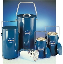 SCILOGEX DILVAC Blue Metal Cased Dewar Flask 4.5 Liter