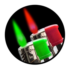 ColorFlame Lighters Pack of 2