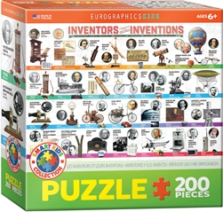 Great Inventors Jigsaw Puzzle 200 pieces