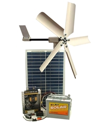 Wind and Solar Hybrid System 250 Wind 50 Solar
