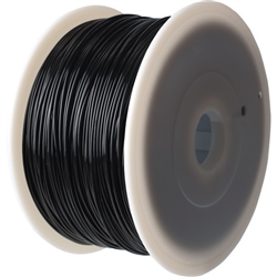 Black Plastic Filament 1.75mm for 3D Printer 1kg