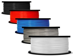5pk of Assorted 1.75mm Plastic Filament for 3D Printers