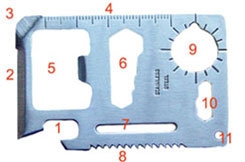 Wallet Size Survival Tool