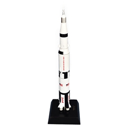 Mastercraft Collection NASA Saturn V Rocket w/ Apollo Model Scale 1/200