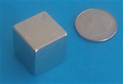 Neodymium Cube Magnet 1/2