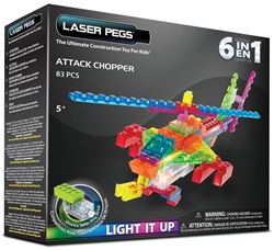 Laser Pegs Attack Chopper 6 in 1 kit