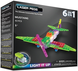 Laser Pegs Mustang 6 in 1 kit