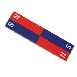 Steel Bar Magnet Red/Blue 8