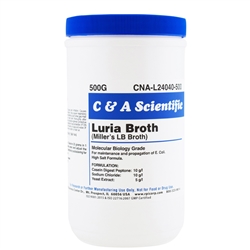 Luria Broth, High Salt Formula, Powder [Miller's LB Broth], 1Kg