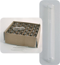 Test Tubes with Rim 16 x 125mm, Pack of 72 Tubes