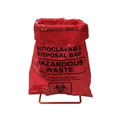 Benchtop Biohazard Bag & Holder Set