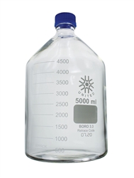 5000ml Glass Media/Storage Bottle with GL-45 Screw Cap